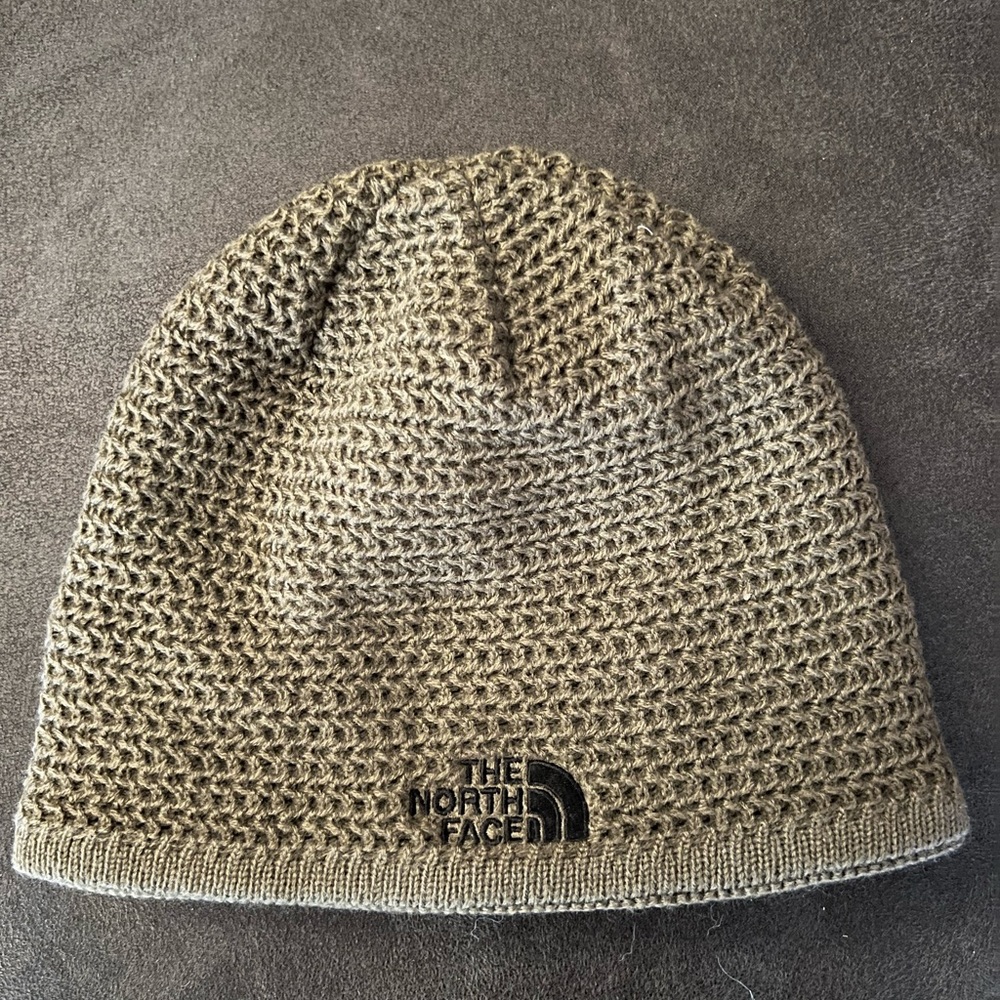 North Face Green Unisex Beanie